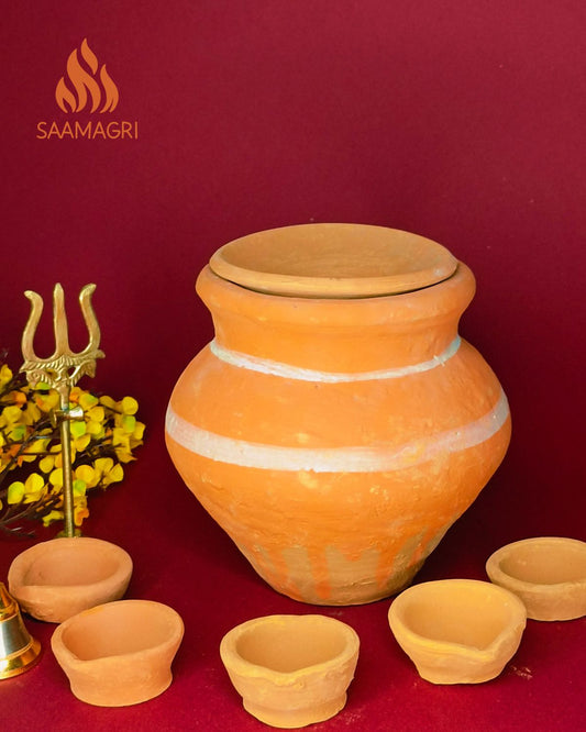 Mitti ka Kalash (मिट्टी का कलश) for Puja